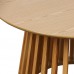 Τραπέζι σαλονιού Domonic pakoworld mdf/pw σε φυσική απόχρωση Φ80x45εκ