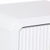 Κομοδίνο Zeplen pakoworld MDF σε λευκή απόχρωση 40x30x53εκ