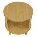 Κομοδίνο Nodial pakoworld MDF/Bamboo σε φυσική απόχρωση Φ40x40εκ Κομοδίνο Nodial pakoworld MDF/Bamboo σε φυσική απόχρωση Φ40x40εκ
