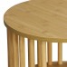 Κομοδίνο Nodial pakoworld MDF/Bamboo σε φυσική απόχρωση Φ40x40εκ Κομοδίνο Nodial pakoworld MDF/Bamboo σε φυσική απόχρωση Φ40x40εκ
