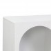 Μπουφές Emersi pakoworld με ράφια mdf σε λευκή απόχρωση 120x35x76εκ