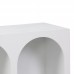Μπουφές Emersi pakoworld με ράφια mdf σε λευκή απόχρωση 120x35x76εκ