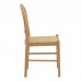 Καρέκλα Alessia pakoworld ξύλο οξιάς-rattan φυσικό 43x40x89εκ
