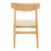 Καρέκλα Eaprine pakoworld φυσικό σχοινί-rubberwood 49x53x77εκ Καρέκλα Eaprine pakoworld φυσικό σχοινί-rubberwood 49x53x77εκ