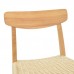 Καρέκλα Eaprine pakoworld φυσικό σχοινί-rubberwood 49x53x77εκ Καρέκλα Eaprine pakoworld φυσικό σχοινί-rubberwood 49x53x77εκ