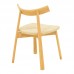 Καρέκλα Clareta pakoworld rubberwood-σχοινί σε φυσική απόχρωση 53x55x79εκ