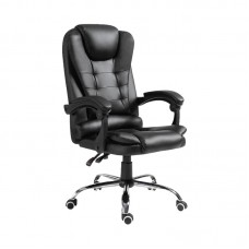 Καρέκλα γραφείου διευθυντή Benett pakoworld μαύρο pu 62x48x110εκ