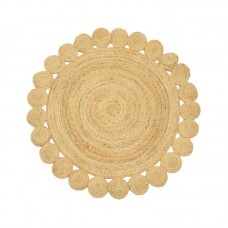 Χαλί Voni Inart φυσικό γιούτα120x120x1εκ