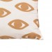 Μαξιλάρι Eyes Inart φυσικό-λευκό ύφασμα 45x45x2.5εκ Μαξιλάρι Eyes Inart φυσικό-λευκό ύφασμα 45x45x2.5εκ