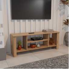 Έπιπλο τηλεόρασης Seref pakoworld σε oak απόχρωση 120x30x47εκ