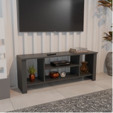 Έπιπλο τηλεόρασης Seref pakoworld σε ανθρακί απόχρωση 120x30x47εκ