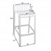 Σκαμπό μπαρ Zoi pakoworld pp σε απόχρωση cappucino 56x36x87εκ