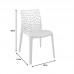 Καρέκλα Hush pakoworld pp σε cappuccino απόχρωση 50x57x81εκ