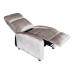 Πολυθρόνα relax Norva pakoworld βελούδο σε γκρι απόχρωση 68.5x86x100εκ Πολυθρόνα relax Norva pakoworld βελούδο σε γκρι απόχρωση 68.5x86x100εκ
