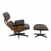 Πολυθρόνα-υποπόδιο relax Jenna pakoworld μαύρο pu- plywood καρυδί-βάση χρωμίου 82x92x82εκ Πολυθρόνα-υποπόδιο relax Jenna pakoworld μαύρο pu- plywood καρυδί-βάση χρωμίου 82x92x82εκ