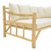 Καναπές Roziana pakoworld φυσικό teak ξύλο 210x100x80εκ Καναπές Roziana pakoworld φυσικό teak ξύλο 210x100x80εκ