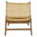 Καρέκλα Jerenze pakoworld φυσικό teak ξύλο-rattan 65x78x68εκ Καρέκλα Jerenze pakoworld φυσικό teak ξύλο-rattan 65x78x68εκ