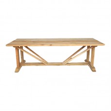 Τραπέζι Smarious pakoworld teak ξύλο σε φυσική απόχρωση 250x100x78εκ Τραπέζι Smarious pakoworld teak ξύλο σε φυσική απόχρωση 250x100x78εκ