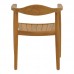 Πολυθρόνα Ganny pakoworld teak ξύλο σε φυσική απόχρωση 59x56x71εκ
