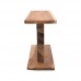Κονσόλα Nasiol Inart teak ξύλο σε φυσική απόχρωση 120x40x75εκ