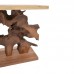 Κονσόλα Nasiol Inart teak ξύλο σε φυσική απόχρωση 120x40x75εκ