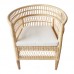 Πολυθρόνα Necorian paakoworld teak ξύλο με pe rattan σε φυσική απόχρωση και λευκό μαξιλάρι 80x70x87εκ Πολυθρόνα Necorian paakoworld teak ξύλο με pe rattan σε φυσική απόχρωση και λευκό μαξιλάρι 80x70x87εκ