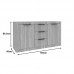 Μπουφές Doha pakoworld σε wenge απόχρωση 150x45x80.5εκ Μπουφές Doha pakoworld σε wenge απόχρωση 150x45x80.5εκ