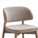 Καρέκλα Siena pakoworld rubberwood σε φυσική-εκρού απόχρωση 48x50x81εκ
