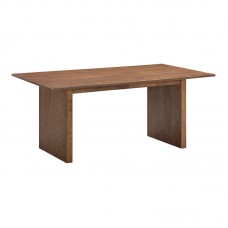 Τραπέζι Eleganza pakoworld mdf σε καρυδί απόχρωση 180x99x75.8εκ
