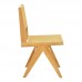 Καρέκλα Winslow pakoworld rubberwood-rattan σε φυσική απόχρωση 46x58x80εκ