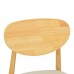 Καρέκλα Cardith pakoworld rubberwood-plywood σε φυσική απόχρωση-ύφασμα γκρι-μπεζ 48x51x78εκ Καρέκλα Cardith pakoworld rubberwood-plywood σε φυσική απόχρωση-ύφασμα γκρι-μπεζ 48x51x78εκ