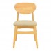 Καρέκλα Cardith pakoworld rubberwood-plywood σε φυσική απόχρωση-pu μπεζ 48x51x78εκ Καρέκλα Cardith pakoworld rubberwood-plywood σε φυσική απόχρωση-pu μπεζ 48x51x78εκ