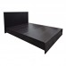 Κρεβάτι Athos pakoworld σε wenge απόχρωση 140x200εκ