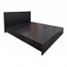 Κρεβάτι Athos pakoworld σε wenge απόχρωση 160x200εκ