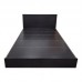 Κρεβάτι Athos pakoworld σε wenge απόχρωση 160x200εκ