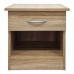 Κομοδίνο Bedy pakoworld sonoma 40x34x42εκ