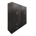 Ντουλάπα τετράφυλλη με συρτάρια Lego pakoworld wenge 160x42x180εκ