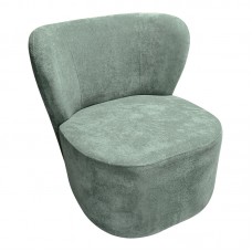 Πολυθρόνα Veridian pakoworld ύφασμα σε φυστικί  απόχρωση 63x70x66εκ