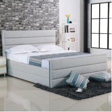 APOLLO Bed 160x200cm Sand-Grey Fabric 1pcs