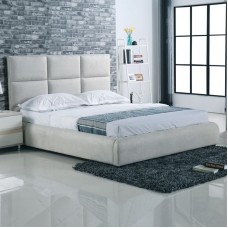 MAXIM Κρεβάτι Διπλό, για Στρώμα 160x200cm, Ύφασμα Απόχρωση Grey Stone 1τμχ