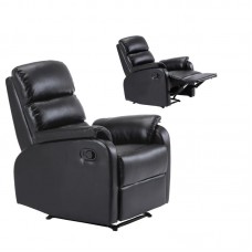 COMFORT Armchair Relax Black Pu 1pcs