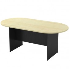 Conference-A Oval Table 180x90 DG/Beech 1pcs