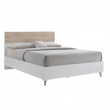 ALIDA Bed 150x200 Sonoma/White 1pcs