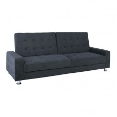 MOBY Καναπές - Κρεβάτι Σαλονιού - Καθιστικού, Ύφασμα Σκούρο Γκρι 1τμχ