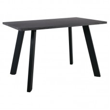 BAXTER Table 140x80cm Grey Walnut (Black Paint) 1pcs