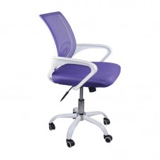 BF2101-SW (with relax) Office Chair White/Mesh Purple 1pcs