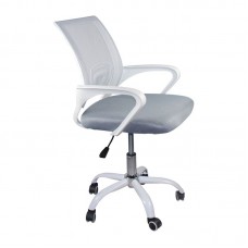 BF2101-SC (without relax) Office Chair White/Mesh Grey 1pcs