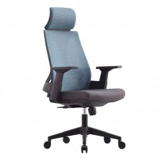 BF8750 Manager Armchair Blue Mesh/Grey Fabric 1pcs