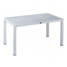 PELLO Table 150x90 PP White 1pcs