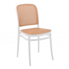 FLORENCE PP Chair White/Beige 1pcs